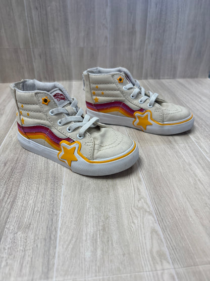9c Retro Rainbow Star Mid Rise Elastic Laced Sneakers