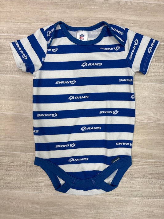 6-12m LA Rams Striped Onesie
