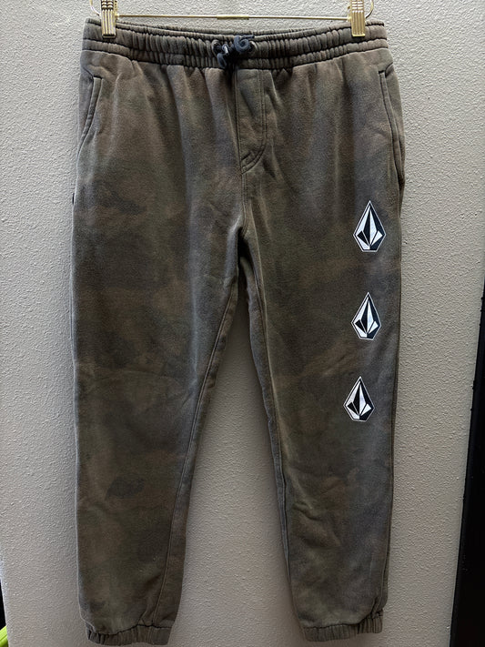 14/16 Green Camo Volcom Sweats
