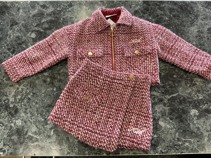 3T KITH 2 Piece Formal Knit Jacket + Skirt Set