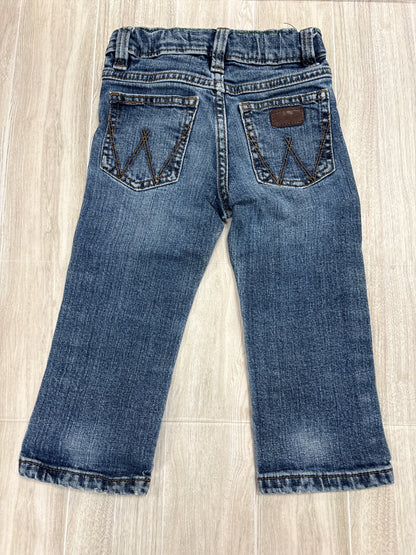 3T Slim Medium Wash Wrangler Denim