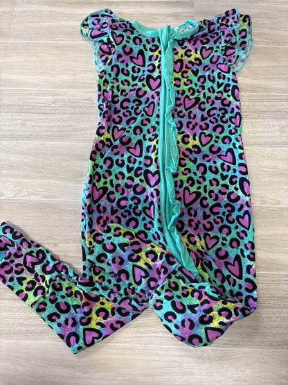 18-24m Show Stoppers Neon Leopard Ruffle Pajama