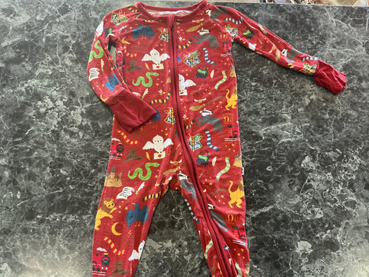6-12m Harry Potter Little Sleepies Pajama Romper