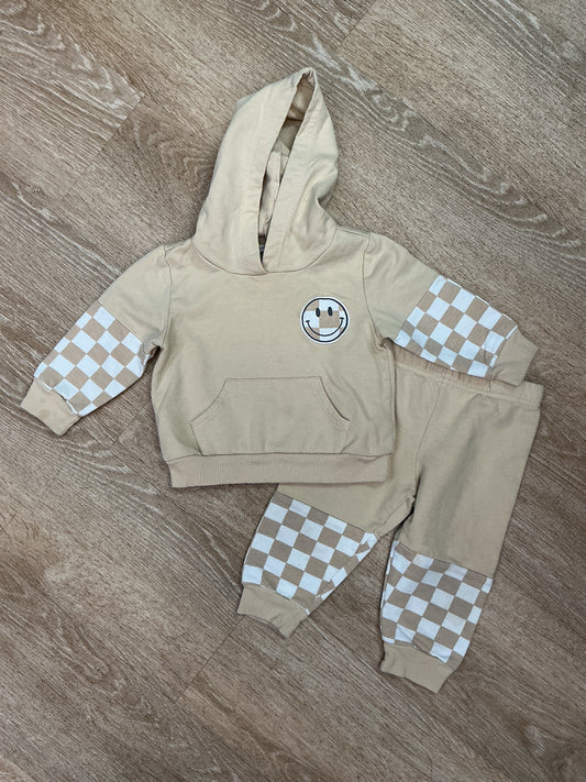 12m minibean Checkered Track Suit
