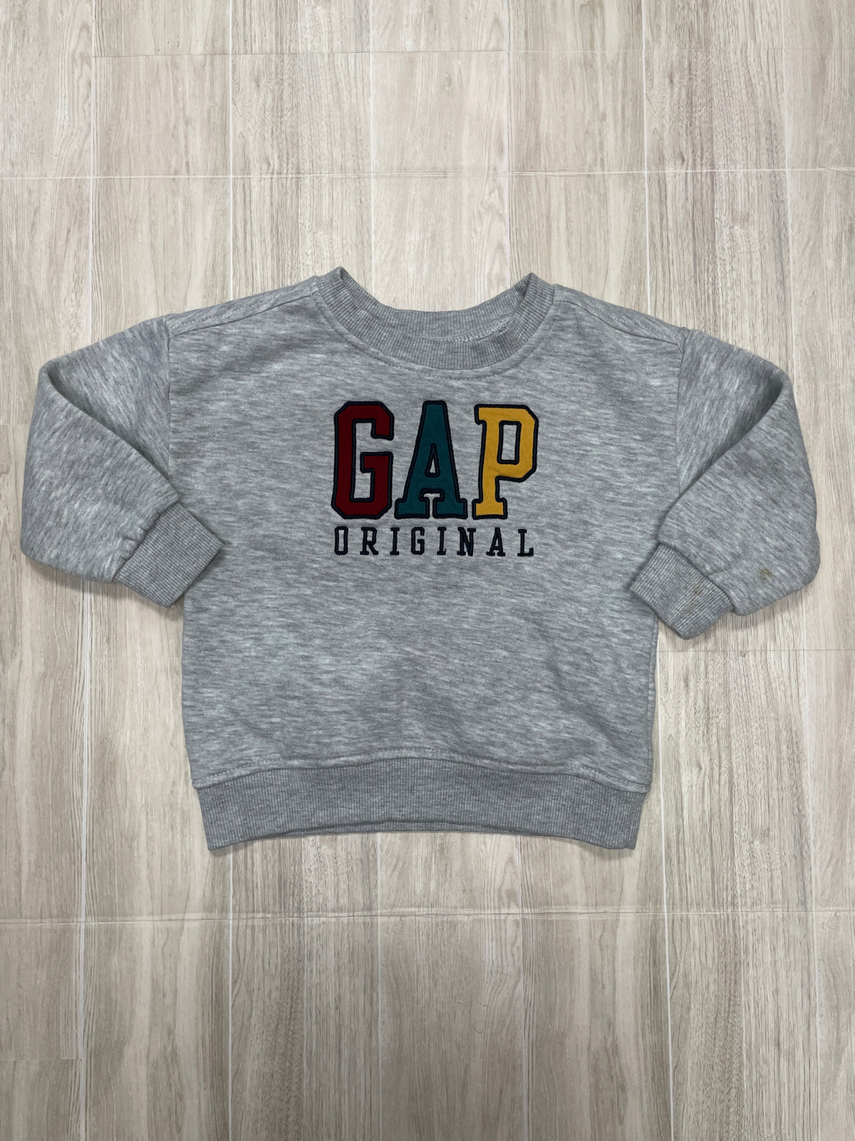 2T Light Grey GAP Graphic Crewneck -Blemish