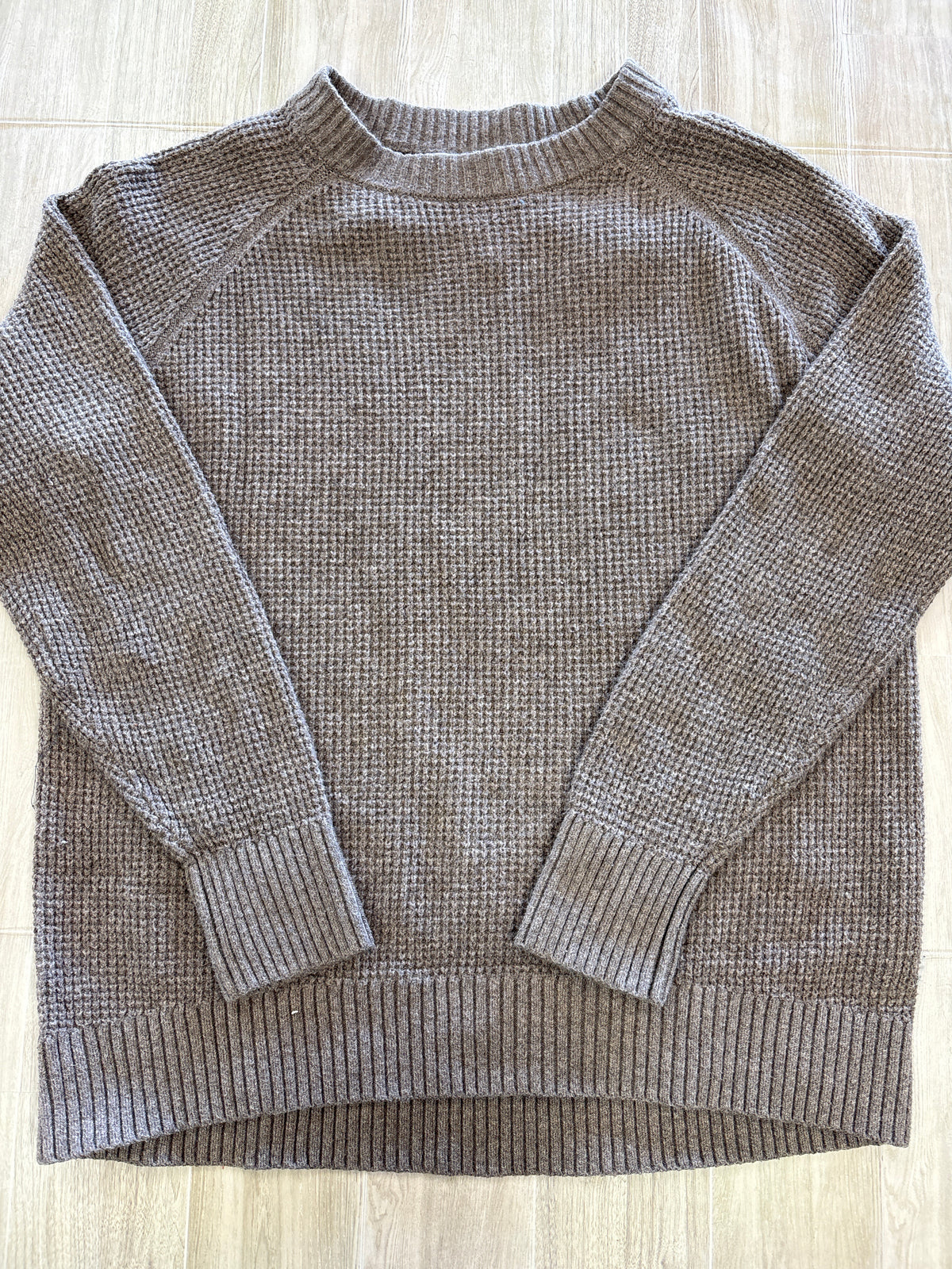 Womens Small Brown Knit Sweater