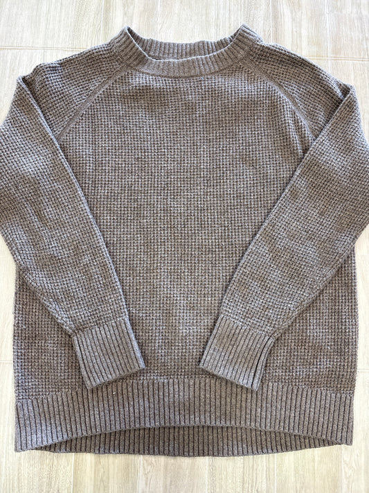 Womens Small Brown Knit Sweater