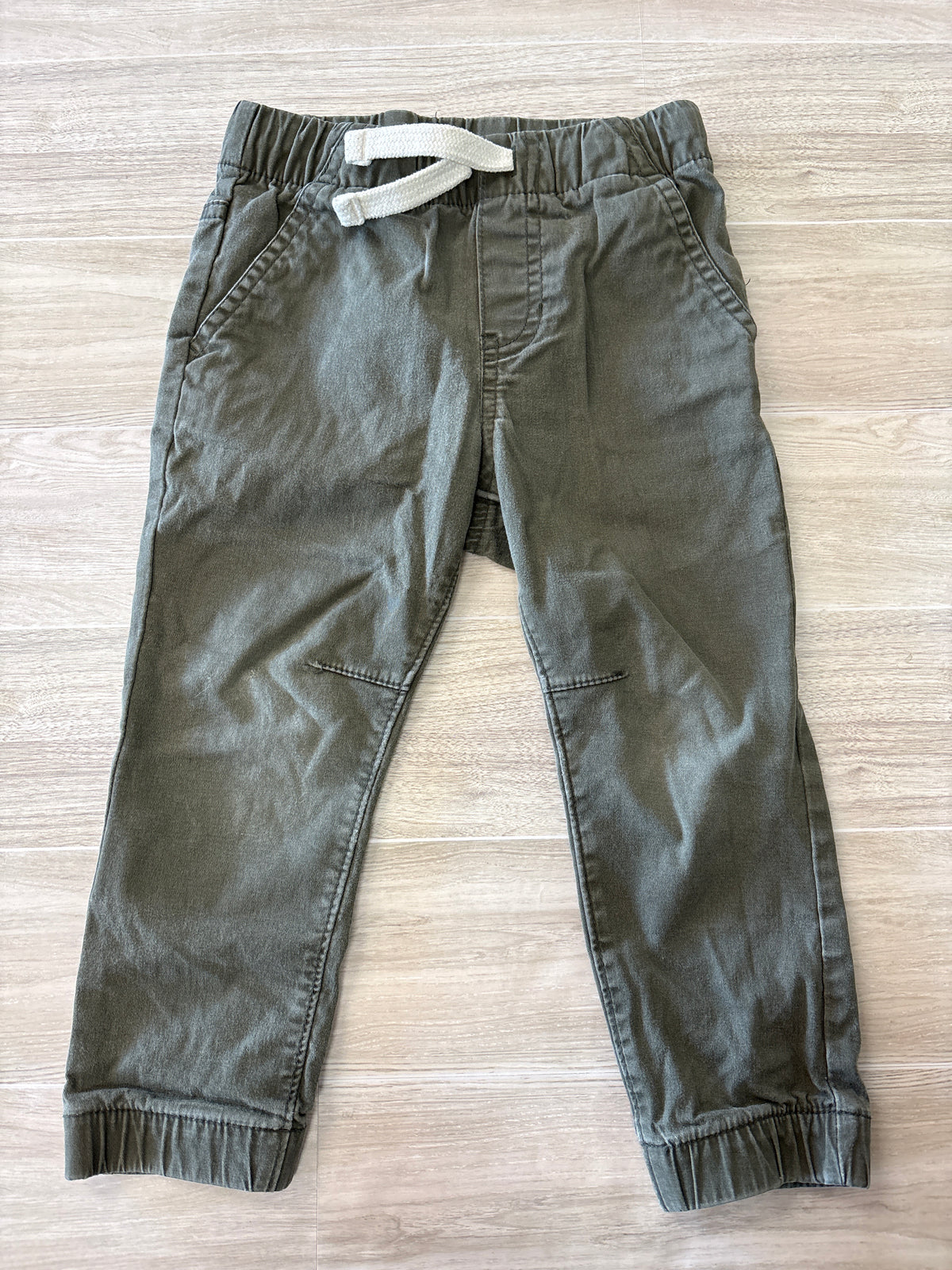 2T Olive Pull On Pant