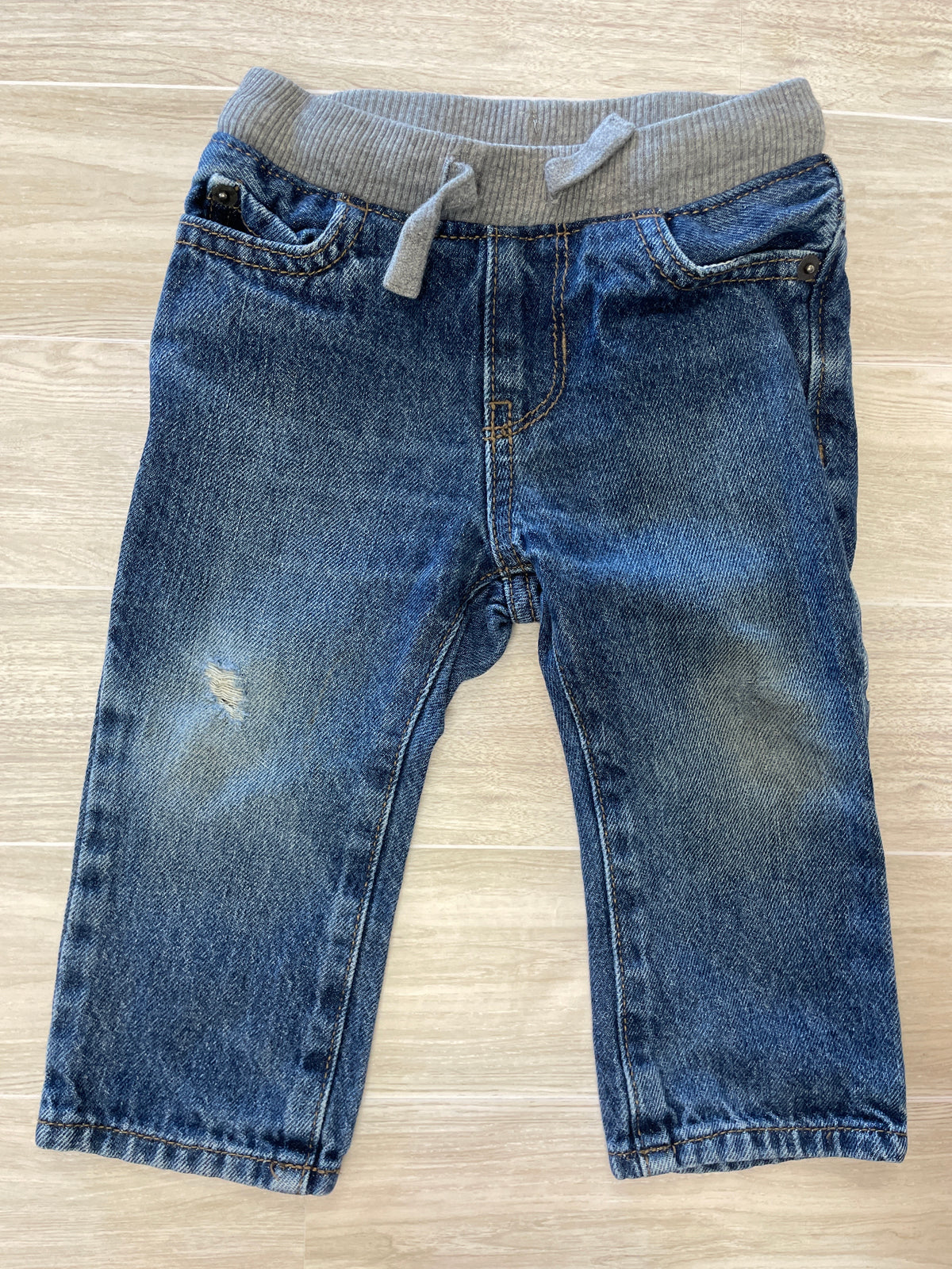 9-12m Childrens Place Pull On Denim - Blemish