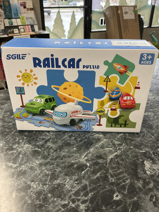 NEW Railcar Puzzle Toy - Space