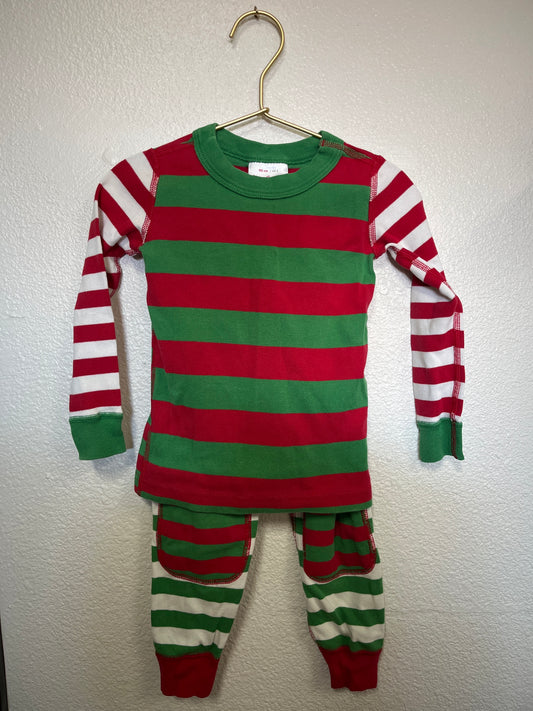 3T Hanna Andersson Striped Holiday Pajama Set