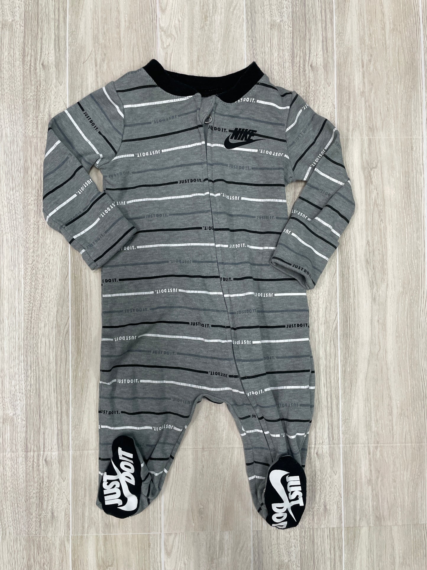 3m Nike Grey Striped Pajama