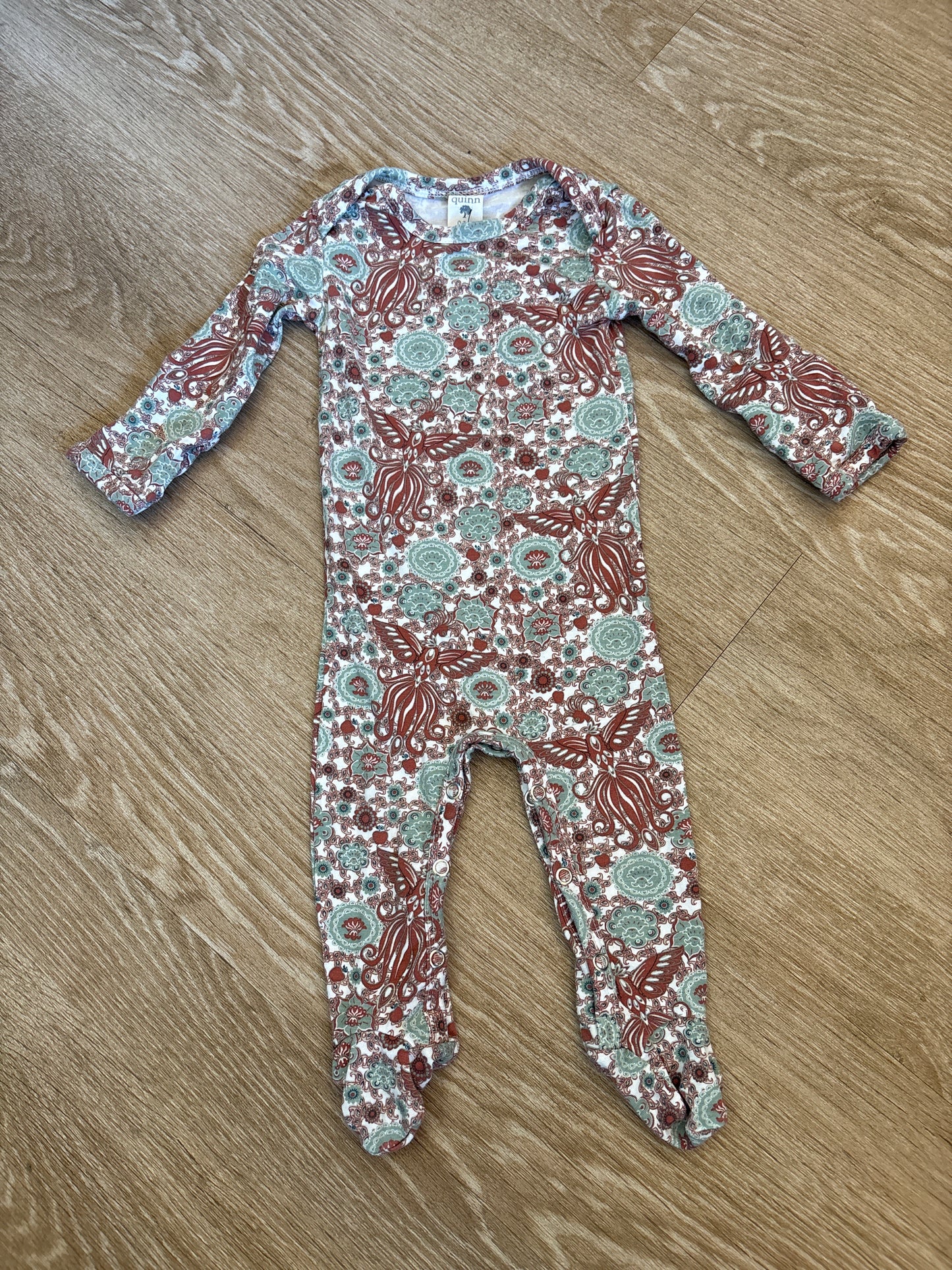 0-3m Kate Quinn Octopus Garden Romper