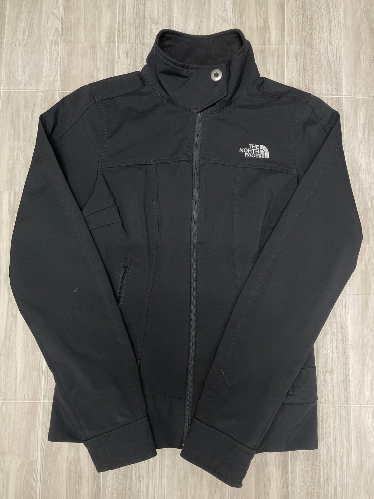 Womens XS Black The North Face Zip Up Jacket