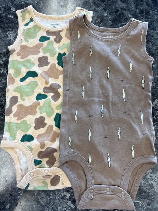 18m Tank Onesie 2 Pack