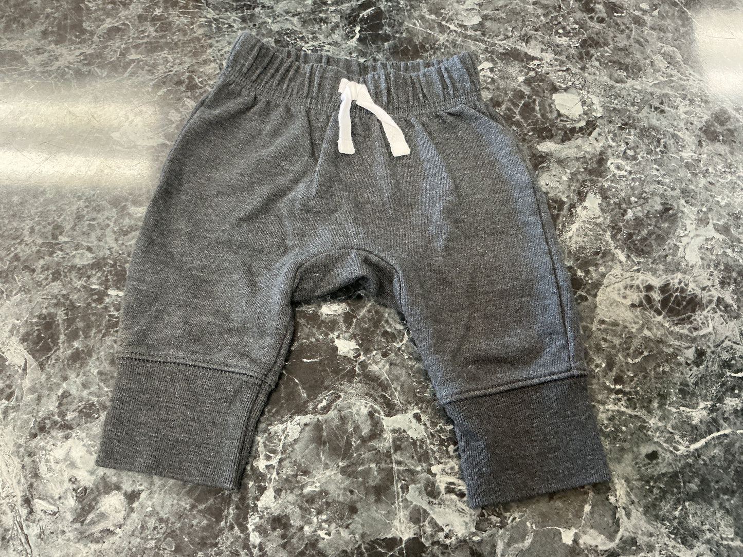 Newborn Charcoal Grey Joggers