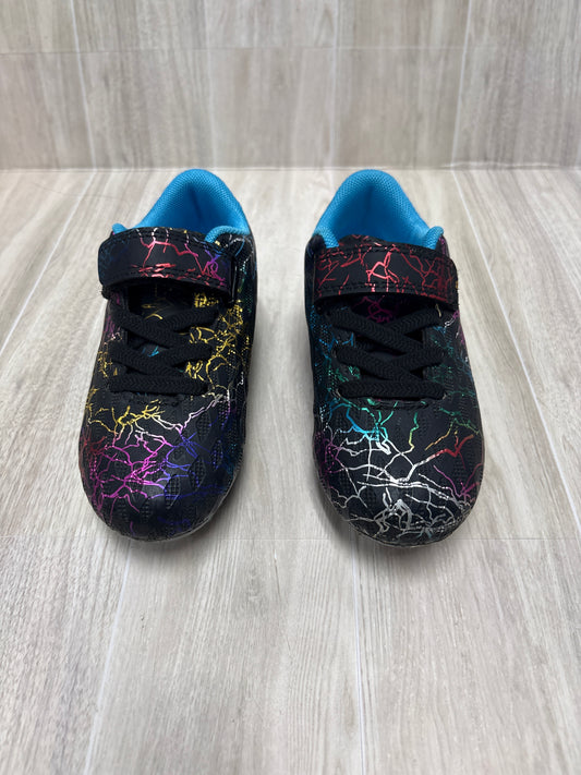 10c Black Rainbow Squiggle Cleats