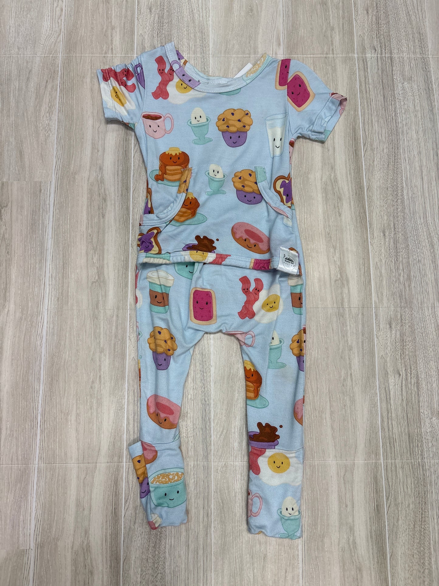 0-6m Breakfast Ready Set Romper
