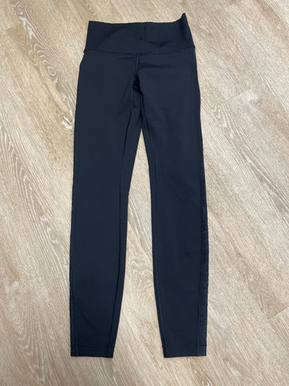 Womens 6 Lululemon Black Legging With Lace Detail