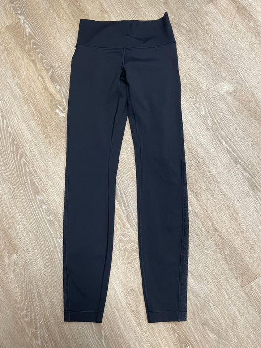 Womens 6 Lululemon Black Legging With Lace Detail