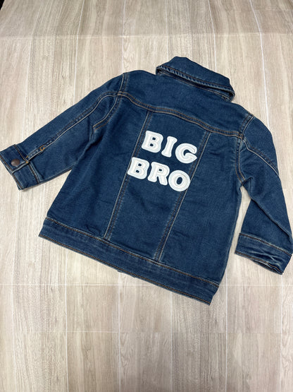 2T Wrangler Denim Jacket with "Big Bro" Patches