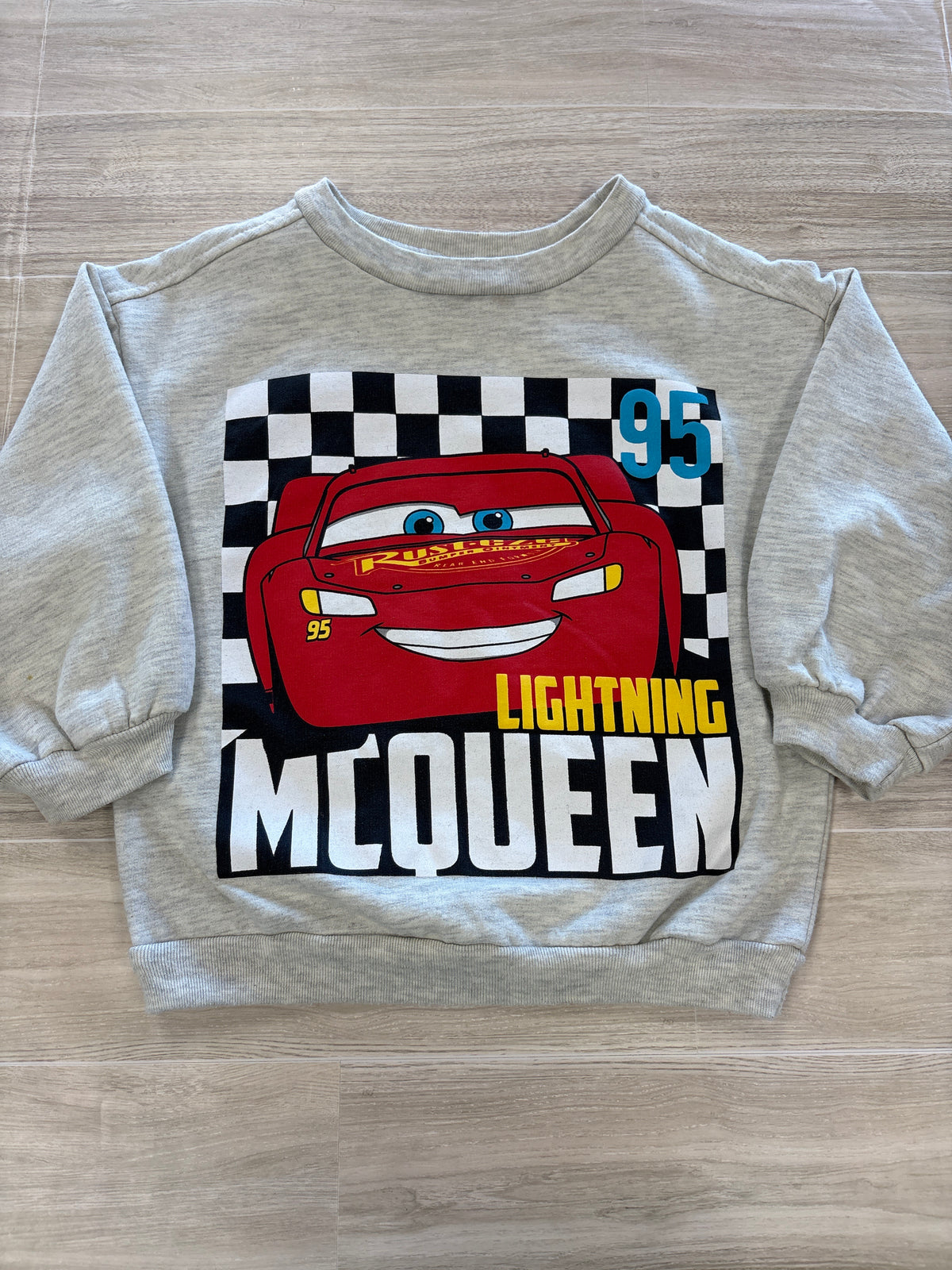 3T Light Grey LMQ Graphic Crewneck