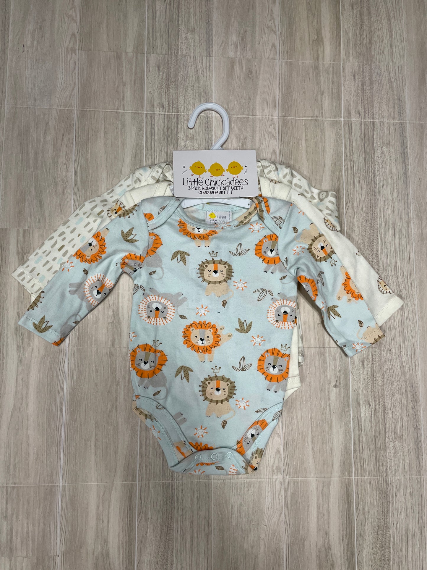 NwT 3-6m Lion Onesie 3 Pack