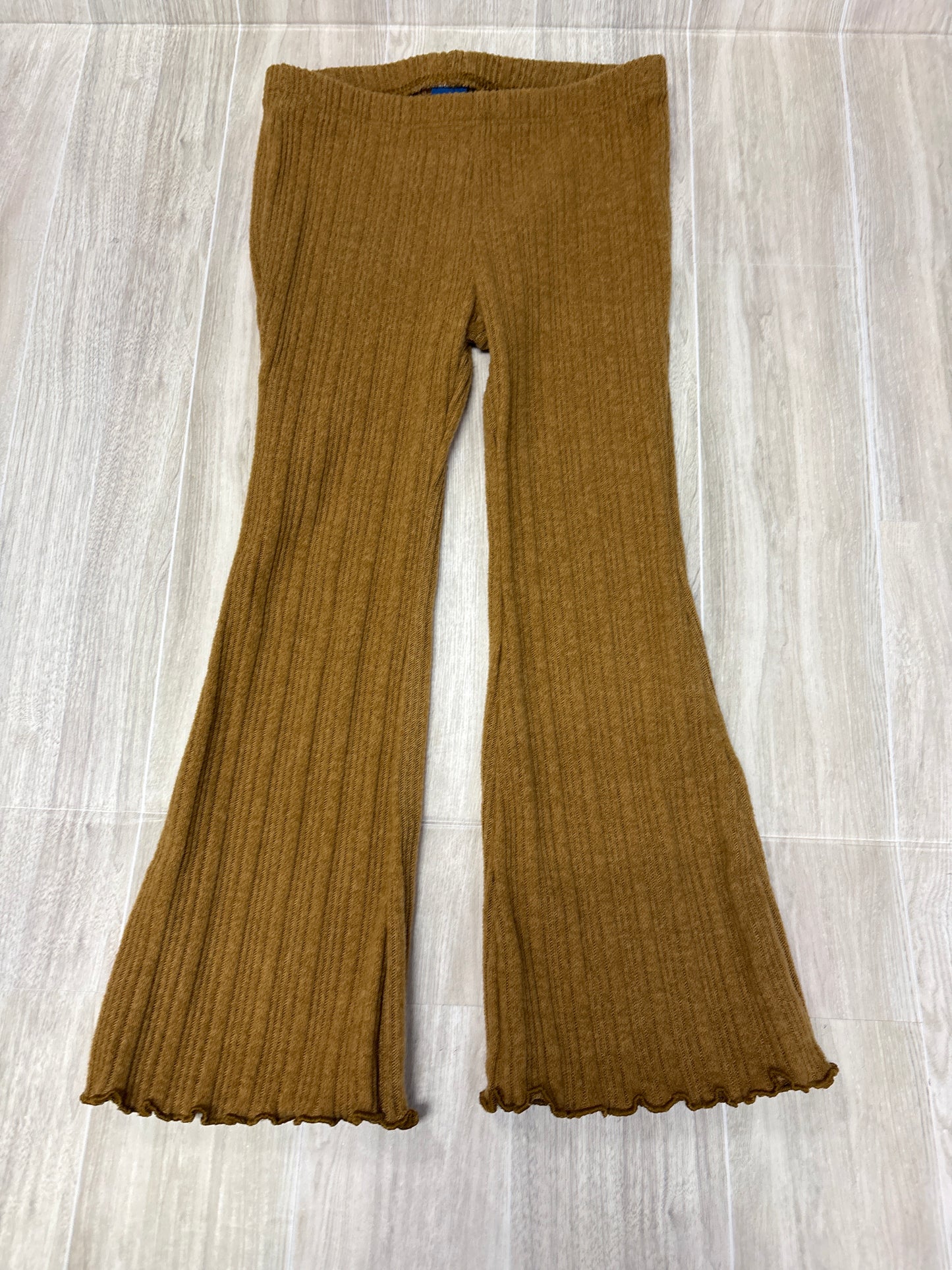 4T Camel Ribbed Soft Flares