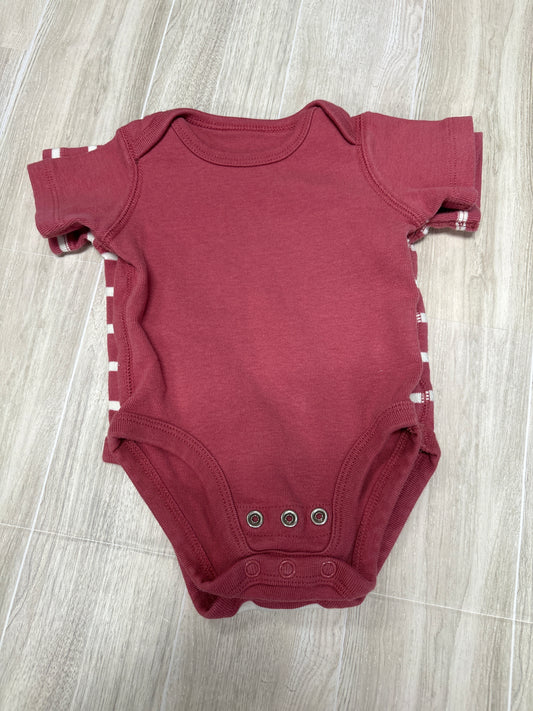 0-3m Quince Mauve Striped Onesie 2 Pack - Short Sleeve