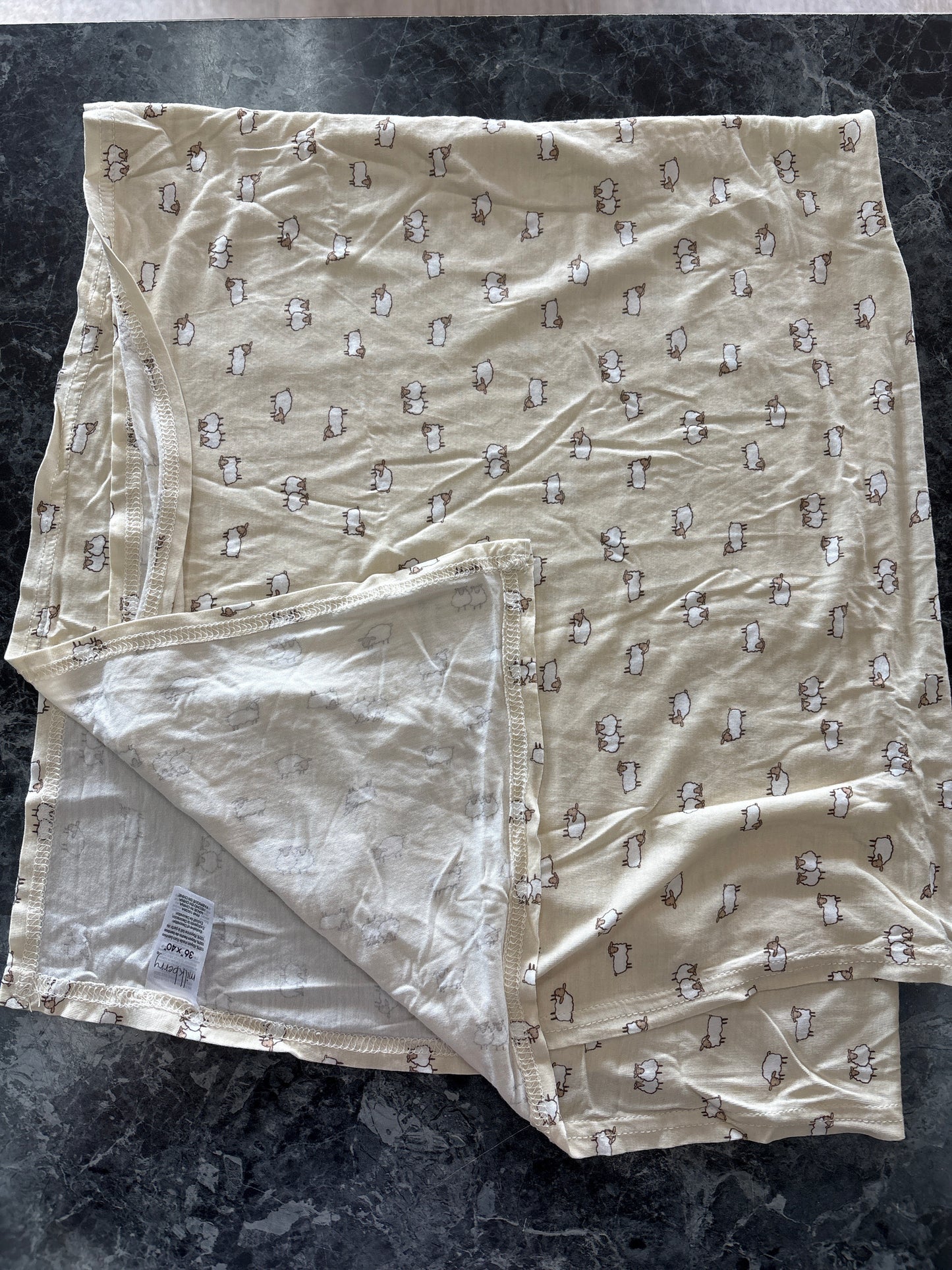 Tan Sheep Swaddle