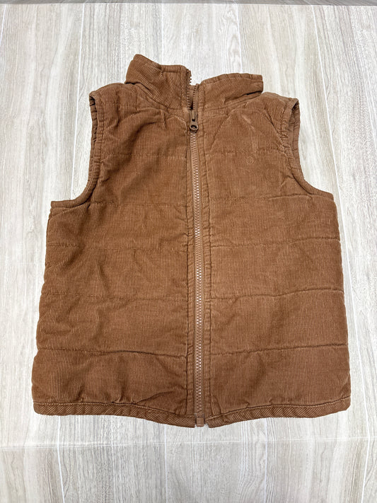 18m Brown Corduroy Lightweight Puffer Vest