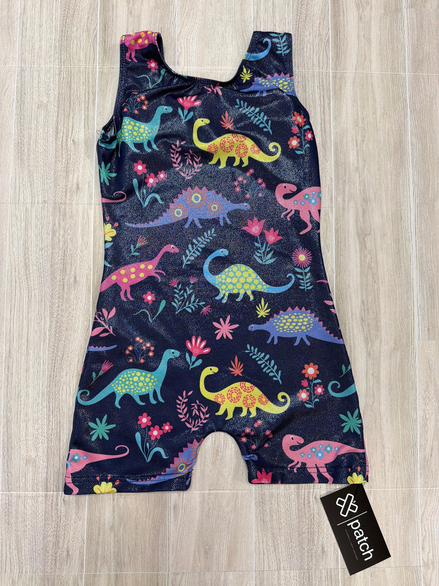 3T Navy Dino Leotard