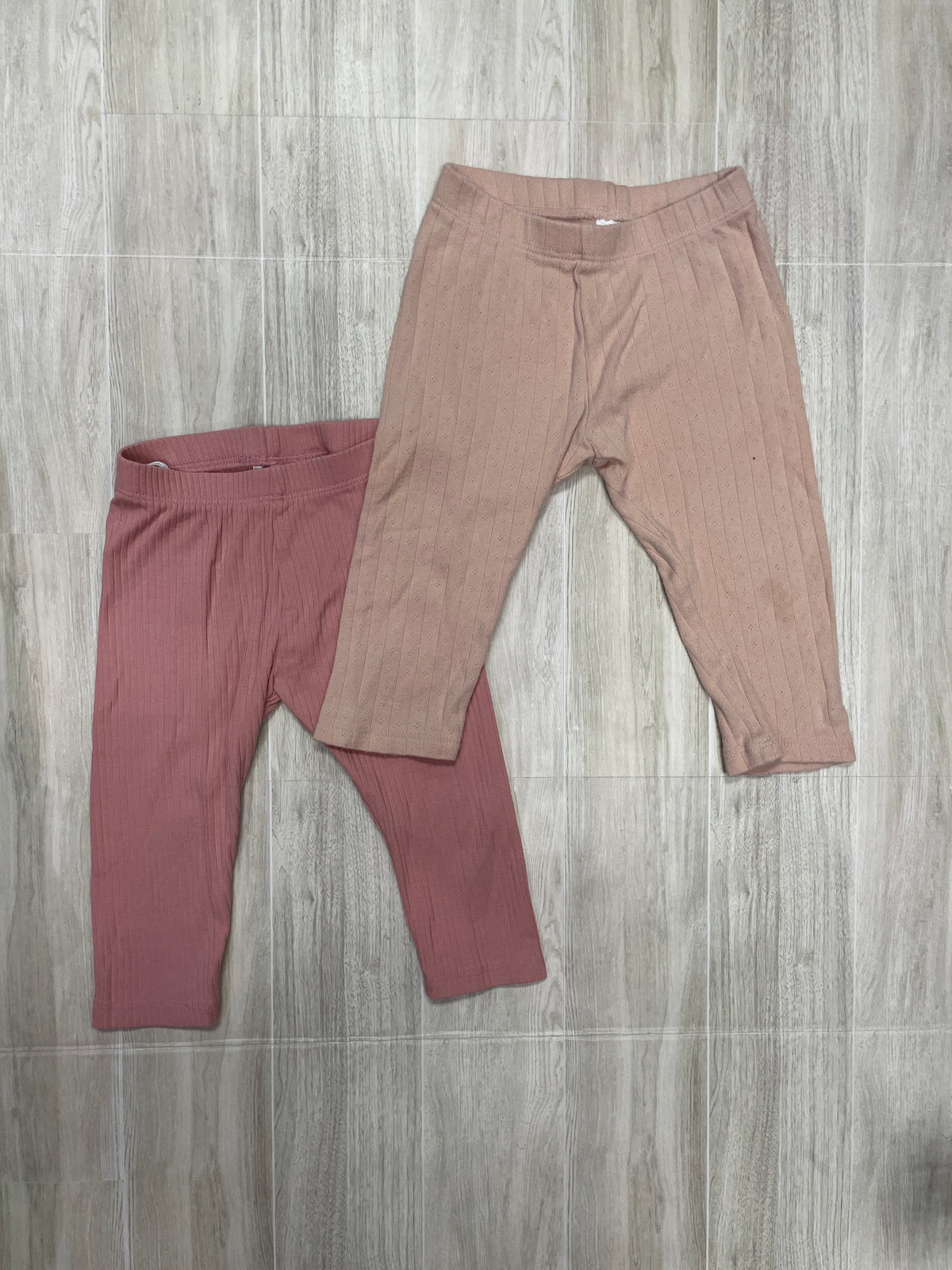12m 2 Pack Legging Light Pink/Pink
