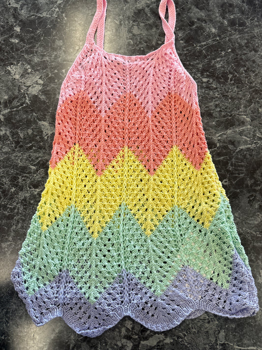 3/4y Rainbow Knit Dress