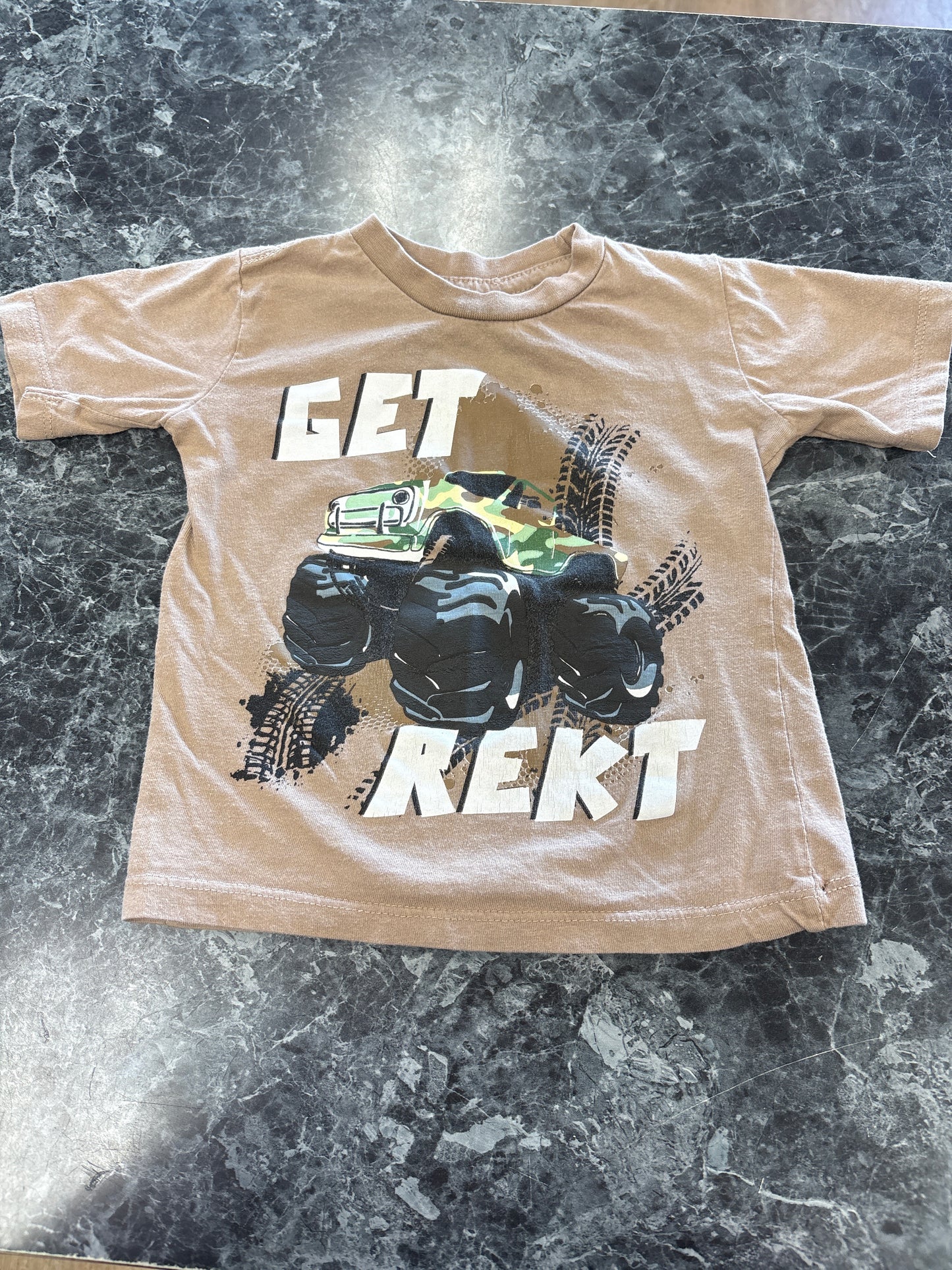 2T Get Rekt Monster Truck Graphic Shirt