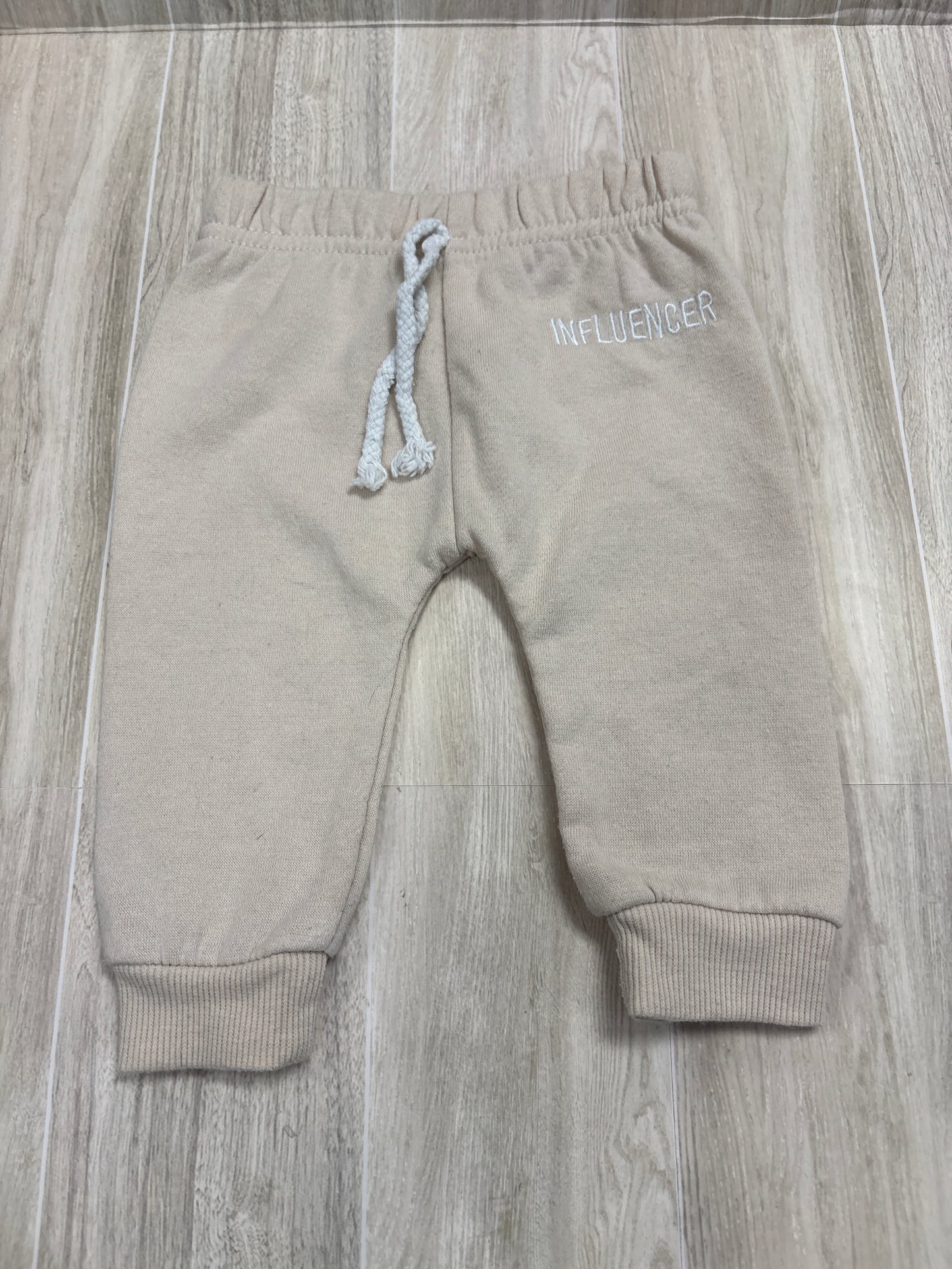 3-6m Cream Influencer Jogger