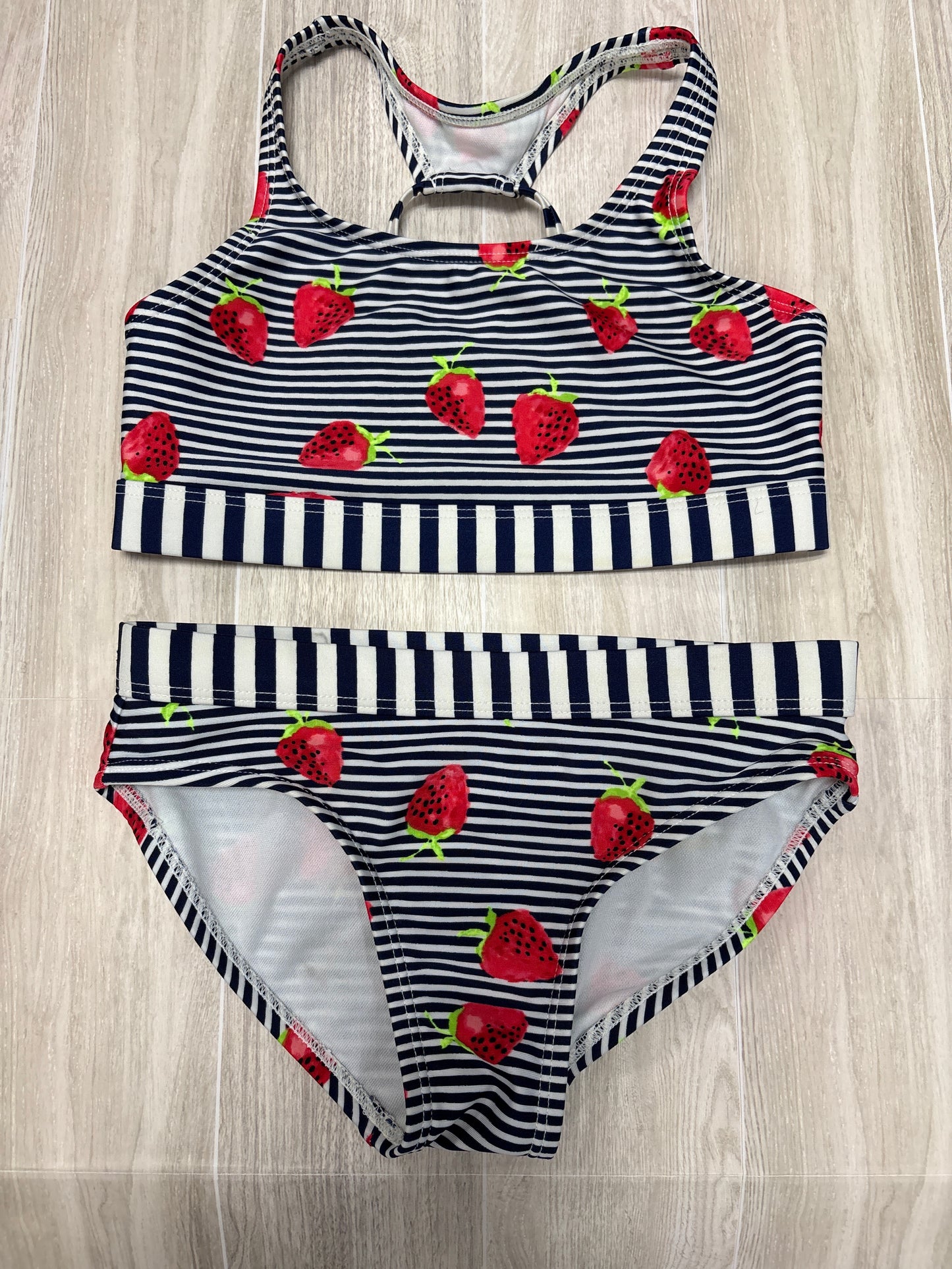 6x Striped Strawberry 2 Piece Swim