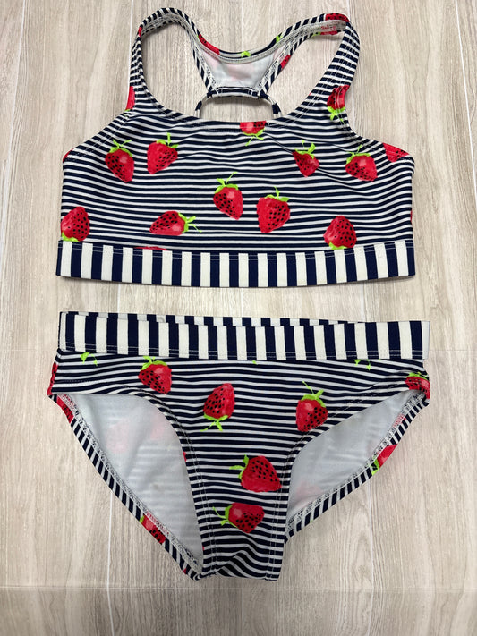 6x Striped Strawberry 2 Piece Swim