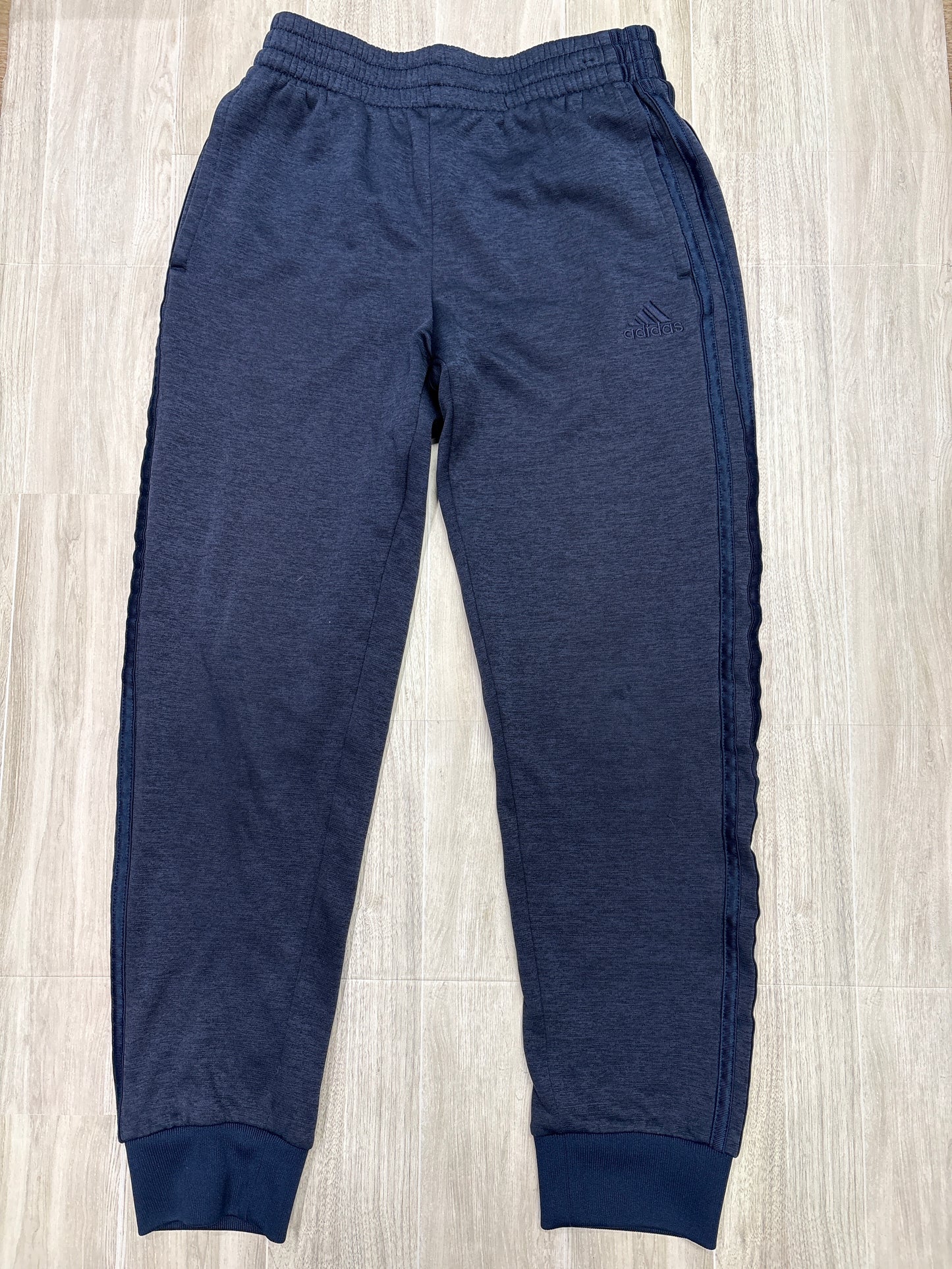 10/12 Dark Blue Heathered Adidas Joggers