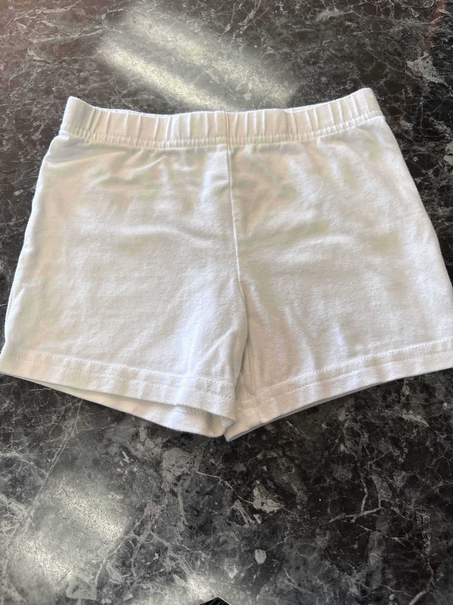 4T Biker Shorts - White