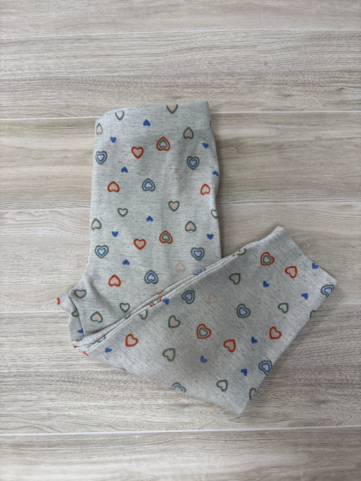 18m Light Grey Multi Heart Legging