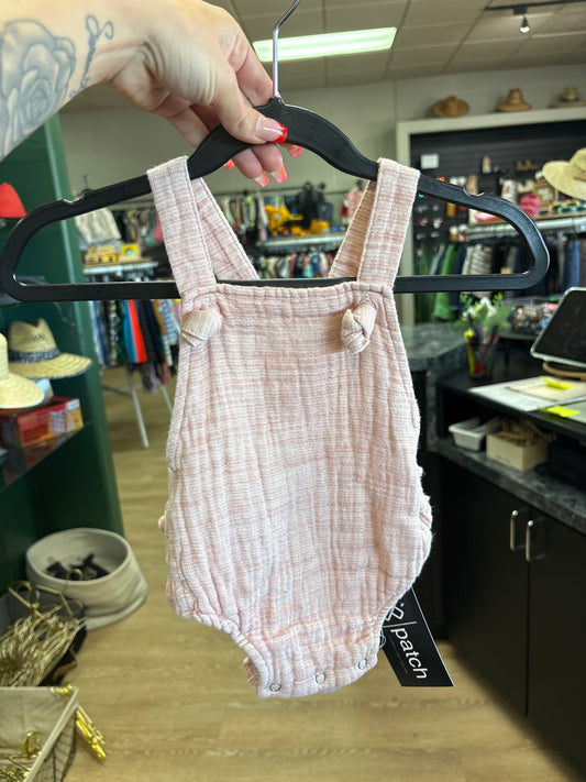 9-12m Blush Ruffle Romper