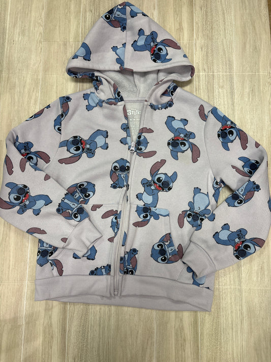 10/12 Light Purple Stitch Zip Up Hoodie