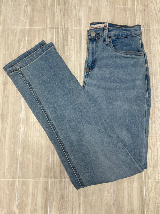 14 Levis Light Wash Straight Leg Denim