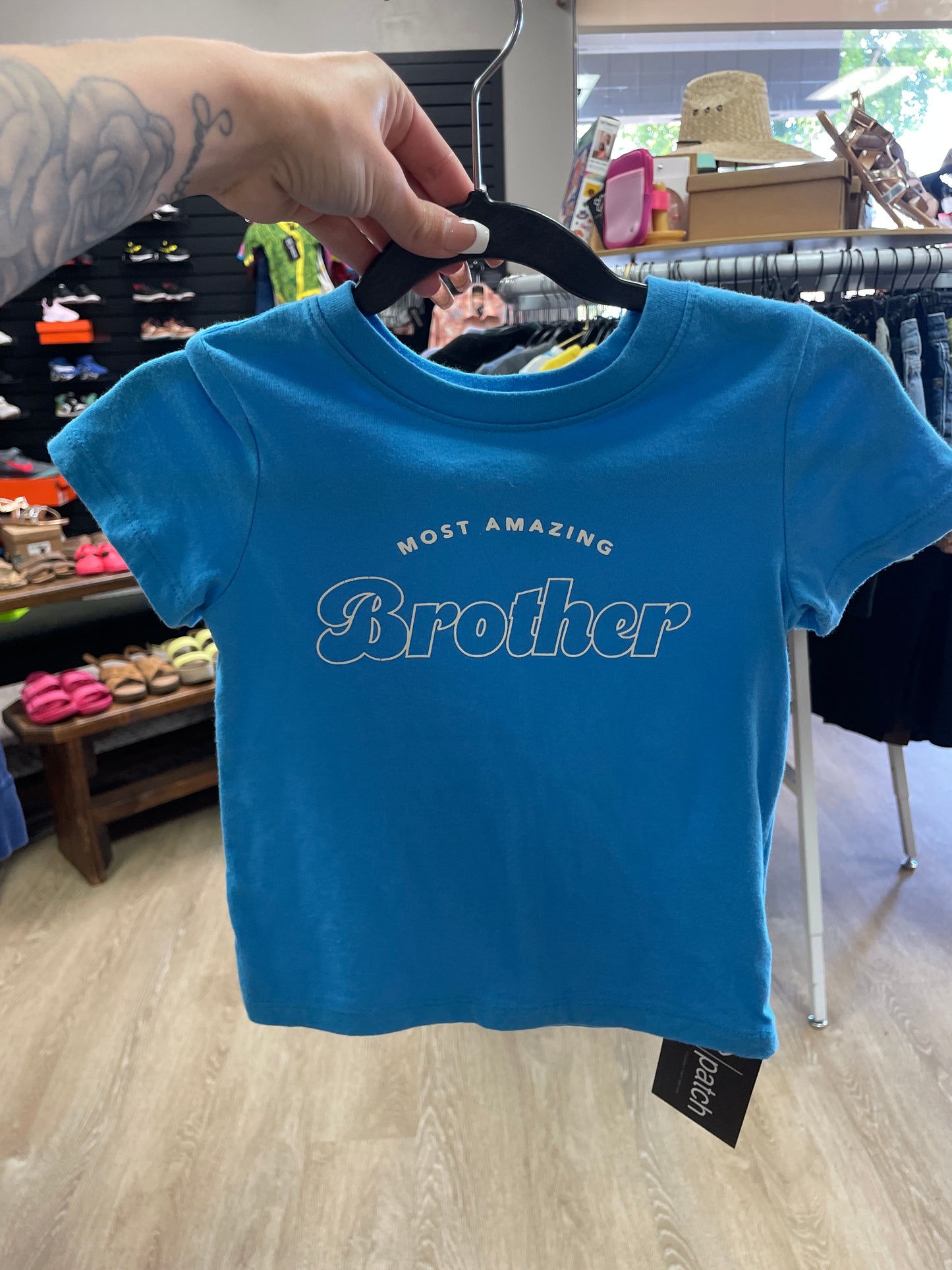 2T Most Amazing Brother Blue Shirt