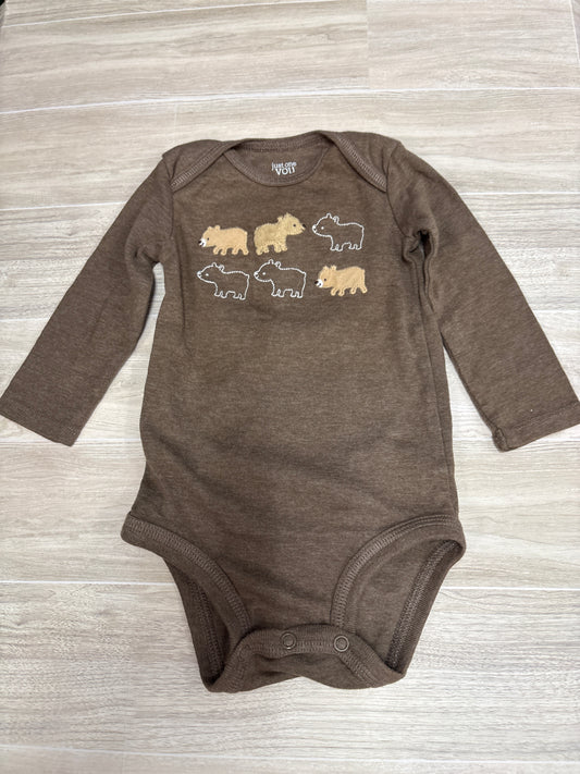 6m Brown Bear Onesie