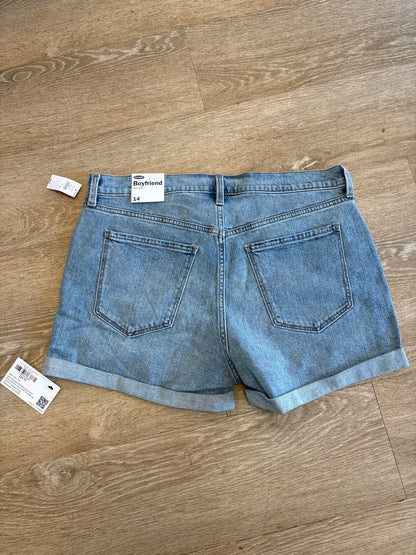 NWT Womens 14 Light Wash Denim Shorts