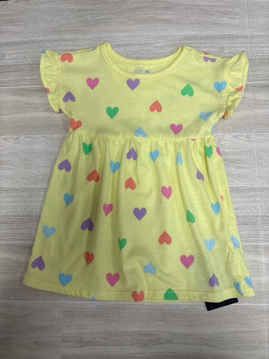 18m Yellow Heart Dress