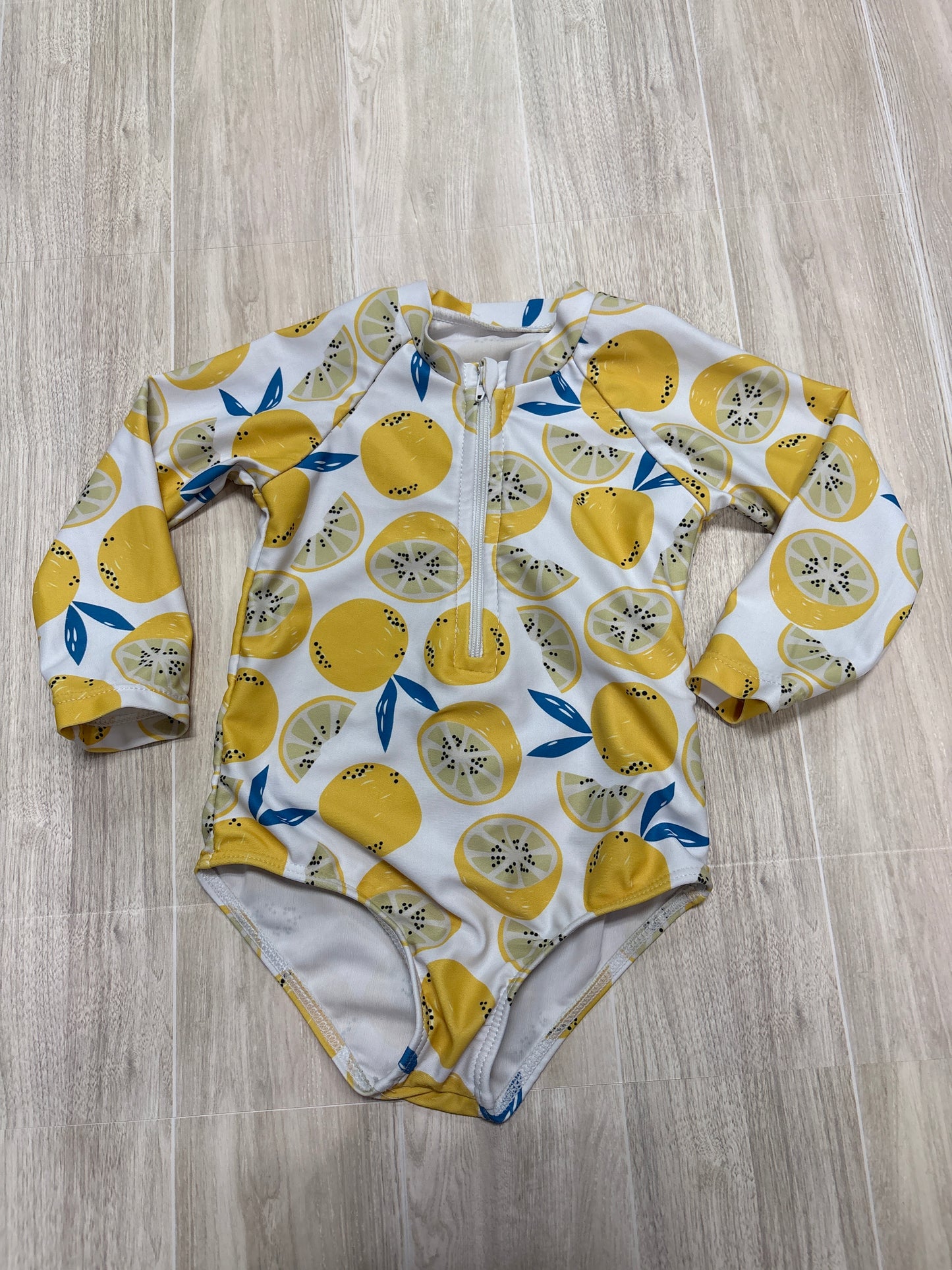 12m Lemon Long Sleeve Swim Suit