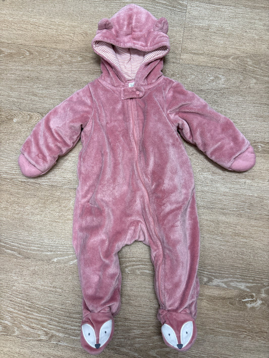 9m Blush Cozy Footed Pajama